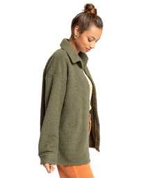 1 Story Teller - Chaqueta polar de sherpa para Mujer Marron F3WA07BIF2 Billabong