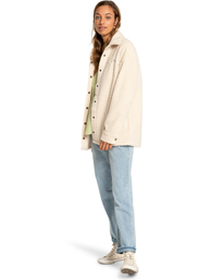 5 Story Teller - Sherpa fleecejack voor Dames  F3WA07BIF2 Billabong