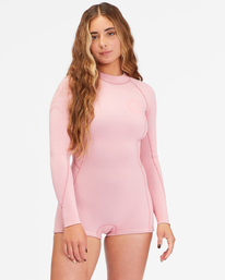 billabong, 2mm Spring Fever 2022 - Langärmeliger Springsuit für Frauen, SEA PINK (5134) 2mm Spring Fever 2022 - Long Sleeve Springsuit for Women F42F13BIF2