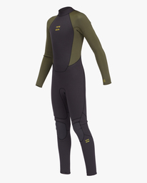1 3/2mm Intruder - Back-Zip-Neoprenanzug für Jungen Schwarz F43B93BIF2 Billabong