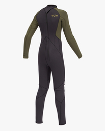 2 3/2mm Intruder - Back-Zip-Neoprenanzug für Jungen Schwarz F43B93BIF2 Billabong