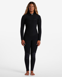 1 3/2mm Salty Dayz Natural 2022 - Chest Zip Wetsuit for Women Black F43F19BIF2 Billabong