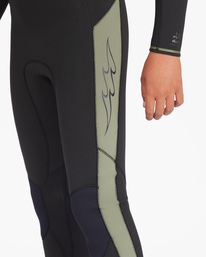 5 4/3mm Absolute - Chest-Zip-Neoprenanzug für Jungen Braun F44B34BIF2 Billabong