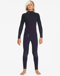 1 4/3mm Absolute - Chest-Zip-Neoprenanzug für Jungen Grün F44B34BIF2 Billabong