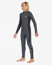 0 4/3mm Absolute - Combinaison de surf back zip pour Garçon  F44B38BIF2 Billabong