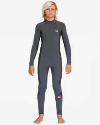 1 4/3mm Absolute - Combinaison de surf back zip pour Garçon  F44B38BIF2 Billabong