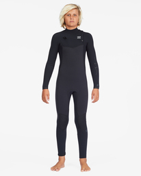 2 4/3mm Revolution - Chest Zip Wetsuit for Boys 8 - 14 Black F44B42BIF2 Billabong
