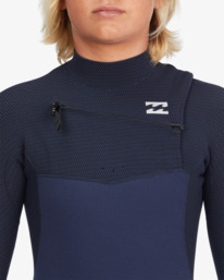 5 4/3mm Furnace Comp - Combinaison de surf zip poitrine pour Garçon 8 - 14 Bleu F44B51BIF2 Billabong