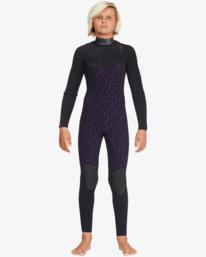 1 4/3mm Furnace Comp - Combinaison de surf zip poitrine pour Garçon 8 - 14 Bleu F44B51BIF2 Billabong