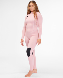 1 4/3mm Salty Dayz - Chest-Zip-Neoprenanzug für Frauen Rosa F44F10BIF2 Billabong