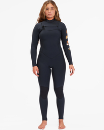 4/3mm Salty Dayz Natural - Chest Zip Wetsuit for Women  F44F20BIF2