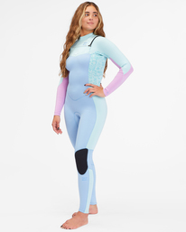 1 4/3mm Synergy 2022 - Wetsuit met een Borstrits voor Dames Green F44F34BIF2 Billabong