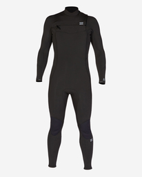 1 4/3mm Absolute 2022 - Traje de Surf con Cremallera en el Pecho para Hombre Negro F44M24BIF2 Billabong