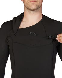 12 4/3mm Absolute 2022 - Traje de Surf con Cremallera en el Pecho para Hombre Negro F44M24BIF2 Billabong