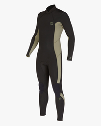 billabong, 4/3mm Absolute - Combinaison de surf Back Zip pour Homme, MILITARY (0176) 4/3mm Absolute - Back Zip Wetsuit for Men F44M27BIF2