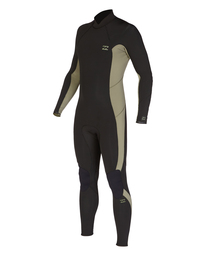 7 4/3mm Absolute 2022 - Back Zip Wetsuit for Men Brown F44M27BIF2 Billabong
