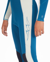 5 5/4 mm Absolute 2022 - Chest-Zip-Neoprenanzug für Jungen Grün F45B35BIF2 Billabong