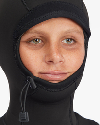 4 5/4mm Absolute - Hooded Chest Zip Wetsuit for Boys 8 - 14 Brown F45B36BIF2 Billabong