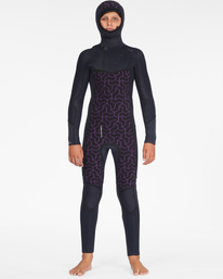 1 5/4mm Absolute - Wetsuit met een borstrits en capuchon voor Jongens Brown F45B36BIF2 Billabong