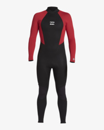 billabong, 5/4mm Intruder - Combinaison back zip pour Garçon, RED (0040) 5/4mm Intruder - Back Zip Wetsuit for Boys 8 - 14 F45B95BIF2