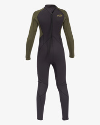 1 5/4mm Intruder - Wetsuit met een Achterrits voor Jongens Black F45B95BIF2 Billabong