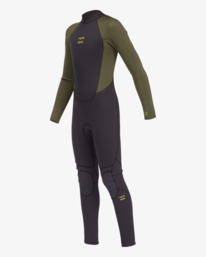 2 5/4mm Intruder - Wetsuit met een Achterrits voor Jongens Black F45B95BIF2 Billabong