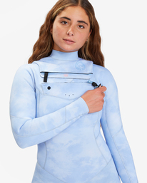 3 5/4mm Salty Dayz - Chest Zip Wetsuit for Women Blue F45F10BIF2 Billabong