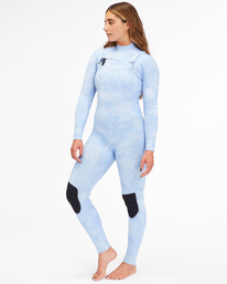 1 5/4mm Salty Dayz - Chest Zip Wetsuit for Women Blue F45F10BIF2 Billabong
