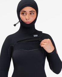 3 5/4mm Furnace Comp - Hooded Chest Zip Wetsuit for Women  F45F32BIF2 Billabong