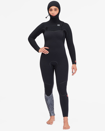 1 5/4mm Furnace Comp - Wetsuit met een borstrits en capuchon voor Dames  F45F32BIF2 Billabong