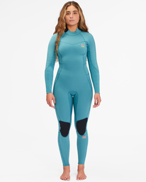 billabong, 5/4mm Synergy - Combinaison back zip pour Femme, MARINE (1584) 5/4mm Synergy - Back Zip Wetsuit for Women F45F39BIF2