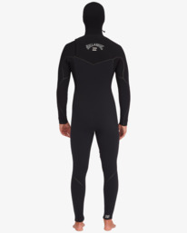 12 5/4mm Furnace - Hooded Chest Zip Wetsuit for Men Black F45M02BIF2 Billabong