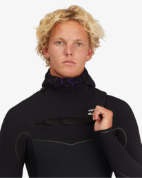 13 5/4mm Furnace - Hooded Chest Zip Wetsuit for Men Black F45M02BIF2 Billabong