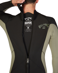 12 5/4mm Absolute 2022 - Back-Zip-Neoprenanzug für Männer Braun F45M28BIF2 Billabong