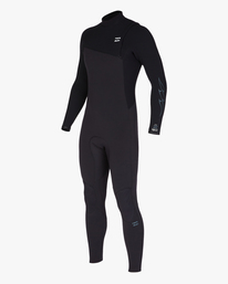 billabong, 5/4mm Revolution Natural - Combinaison sans zip pour Homme, BLACK (0019) 5/4mm Revolution Natural - Zipless Wetsuit for Men F45M49BIF2