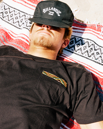 0 Arch Team - Gorra con cincha posterior de ajuste Negro F5CS03BIF2 Billabong
