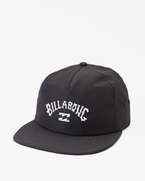 3 Arch Team - Gorra con cincha posterior de ajuste Negro F5CS03BIF2 Billabong