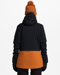 3 A/DIV Tropper Stx - Funktionelle Schneejacke für Frauen Schwarz F6JF15BIF2 Billabong