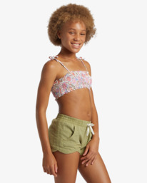 1 Mad For You Elastic Waist Shorts Green G203JMAD Billabong