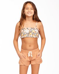 0 Mad For You Elastic Waist Shorts Brown G203JMAD Billabong