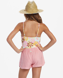 2 Mad For You Elastic Waist Shorts Pink G203JMAD Billabong