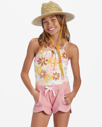 0 Mad For You Elastic Waist Shorts Pink G203JMAD Billabong