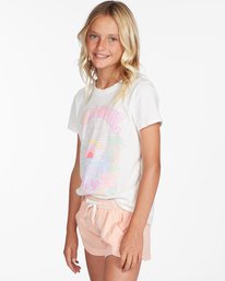 1 Mad For You Elastic Waist Shorts Pink G203JMAD Billabong