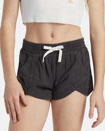 3 Mad For You Elastic Waist Shorts Black G203JMAD Billabong