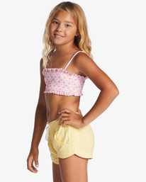 1 Mad For You Elastic Waist Shorts Yellow G203JMAD Billabong