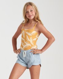 0 Mad For You Elastic Waist Shorts Blue G203JMAD Billabong