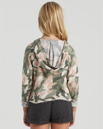 billabong, Girls' Camp Day Sweatshirt, ARMY CAMO (acm) CAMP DAY G6043BCA