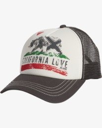 5 Girls' Pitstop Jr Trucker Hat White GAHTHPIT Billabong