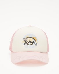 4 Girls' Pitstop Jr Trucker Hat Pink GAHTHPIT Billabong