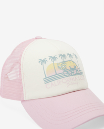 5 Girls' Pitstop Jr Trucker Hat Pink GAHTHPIT Billabong